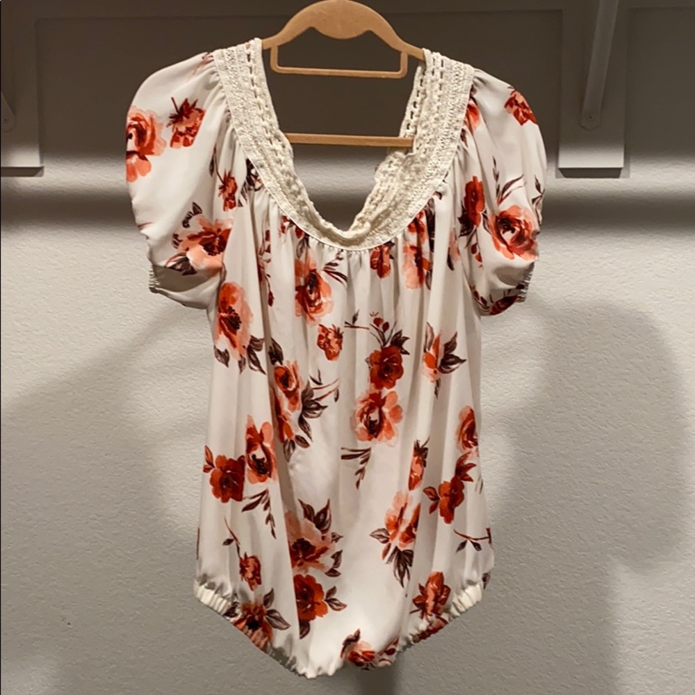 Torrid floral blouse